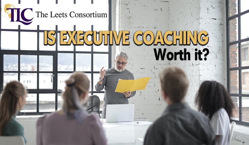 executives being coached corporate setting